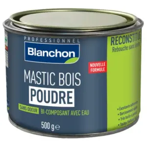 Blanchon Mastic à bois en pâte teinté chêne 500ml
